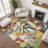 Premium Machine Washable Lubbers AMF1758 Abstract Rug-587173648