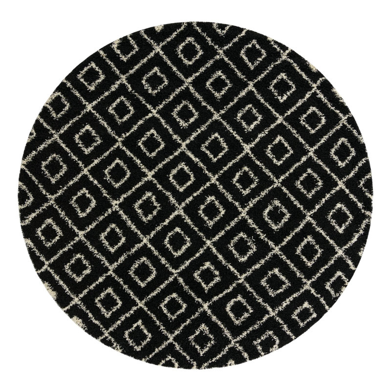 Arold Geometric Indoor Rug, Round 10'