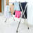 Foldable Clothes Drying Rack With Wheels - 95", 20 Clips Included