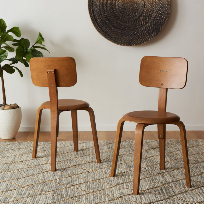 Stackable Dining Chair, Walnut