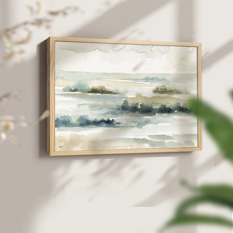 Pastel Panorama -Framed Print - Restickable, Naturel, H 22 po x l 28 po