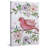 "Collage Bird" by Reesa Qualia Painting Print on Wrapped Canvas-20054542