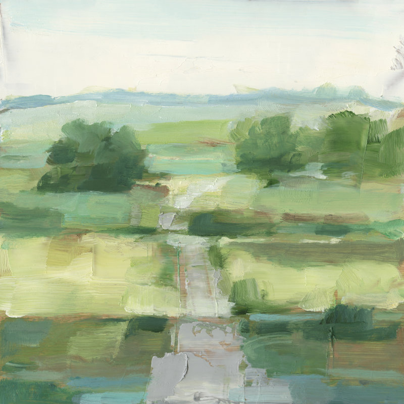 " Rolling Path II " by Ethan Harper Painting Print, 20" H x 20" W