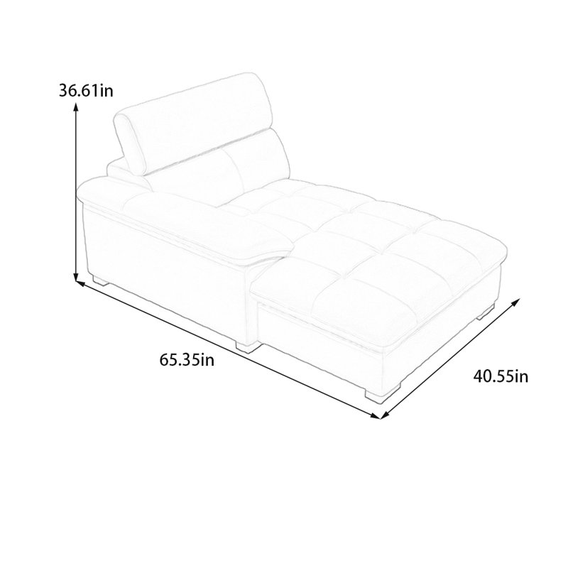 Fauteuil inclinable en similicuir léger de style luxueux, Orienté à droite, Rouge datte