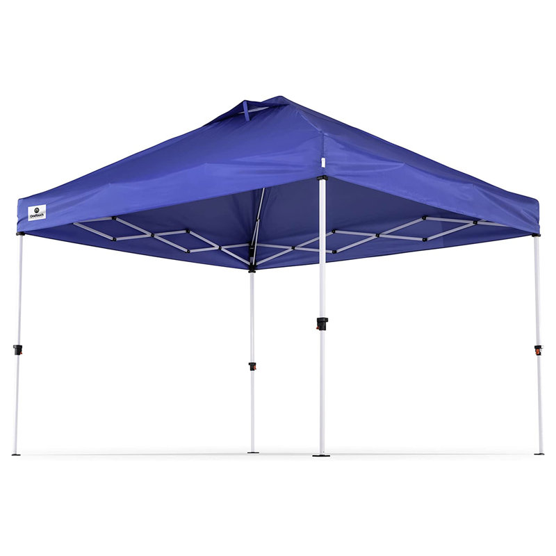 120'' W x 120'' D Steel Pop-Up Canopy, Blue