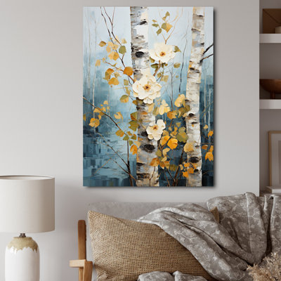 Janvey Birch Woods Whispering Winds IV sur toile