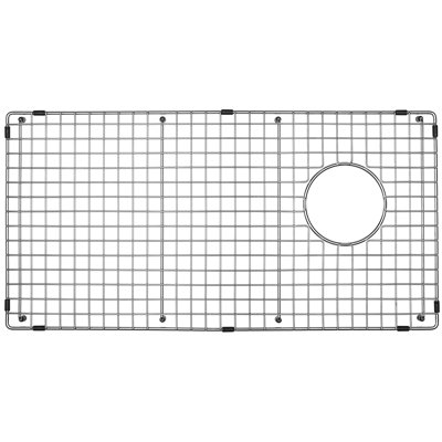Sink Bottom Grid 28-1/4" X 14-3/8", Side Drain With Corner Radius 3/8"