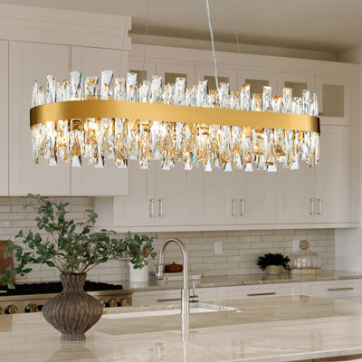 Light Dimmable Modern Crystal Chandelier