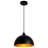 Menchaca 2 - Light 11.8'' Black Metal Dome Single Pendant