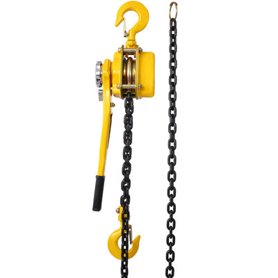 Lever Chain Hoist 3 Ton 6600LBS Capacity 10 FT Chain Come Along With Heavy Duty Hooks Ratchet Lever Chain Block Hoist Lift Puller