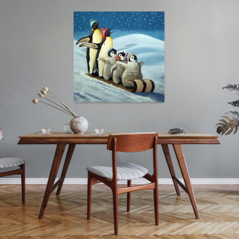 Art contemporain urbain en traîneau, H 32 po x l 32 po