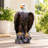 Standing Bald Eagle Garden Statue