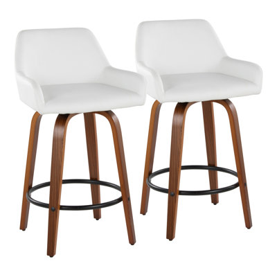 Ensemble de 2 tabourets de comptoir Daniella