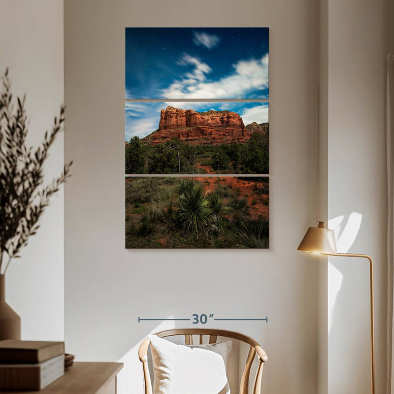 Alvord Sedona, désert de l'Arizona, H 65 po x l 42 po