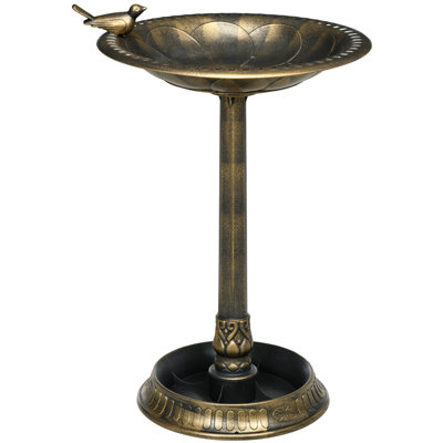 Plastic Stake Birdbath