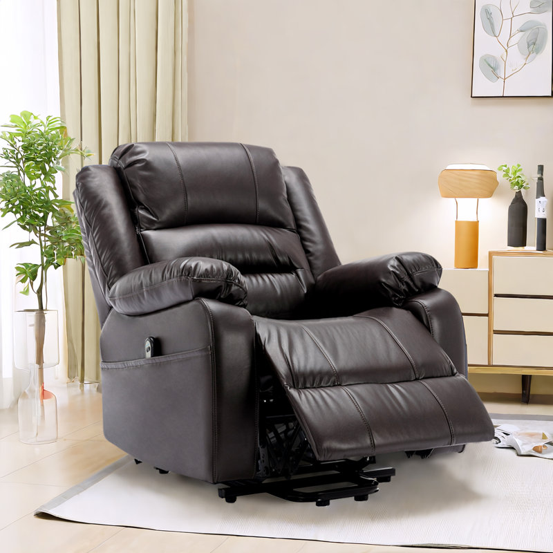 Fauteuil inclinable Agnethe, Brun