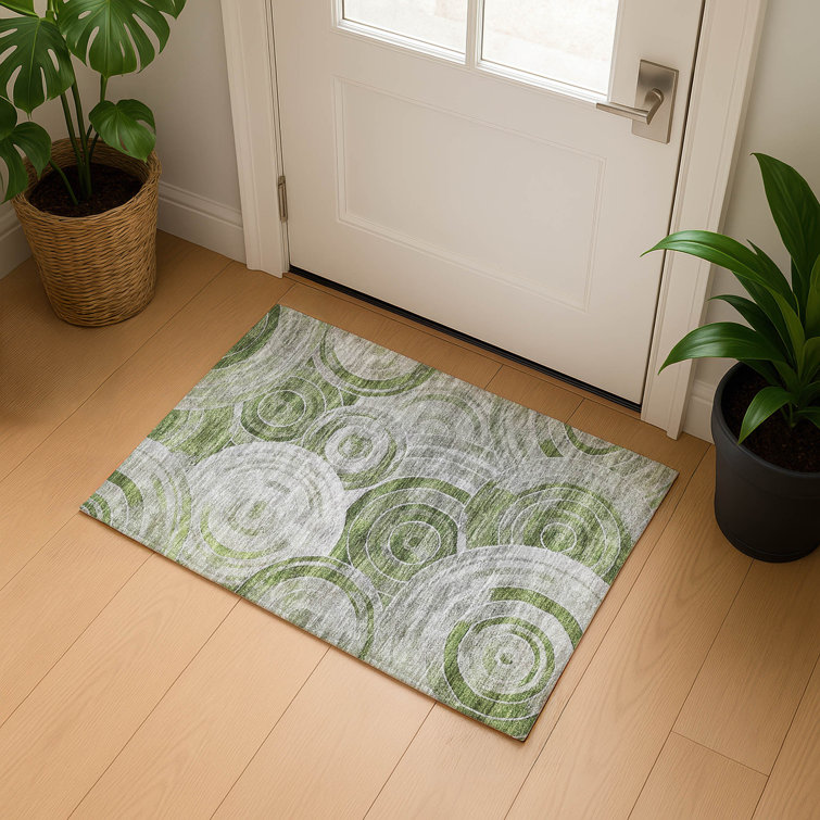 Premium Machine Washable Lubbers AMF1750 Geometric Rug