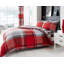 Check Pattern Polycotton Duvet Cover Set with Matching Pillowcases - Machine Washable Bedding Set-28304789-121081148