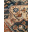 Tapis unique en laine noué à la main avant 1900 de 11 pi x 13 pi 11 po de couleur rouille / beige / noir One-of-a-Kind