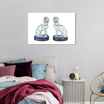 Reproduction d'art sur toile blanche, animaux Staffordshire I, moderne et contemporaine