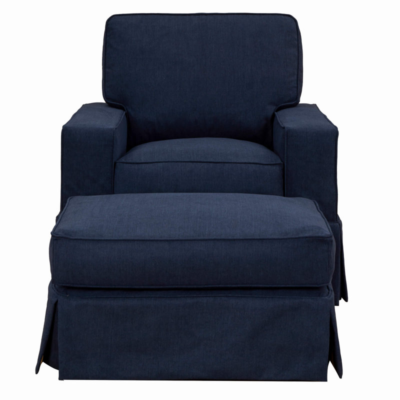 Housse pour fauteuil à coussins carrés / rectangulaires