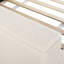 Lit de jour beige avec rangement, lit gigogne et rangement pour les moments de confort en beige, Audio A Stay
