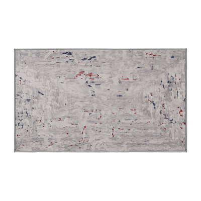 Machine Washable Gray Area Rug