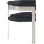 Chaise avec accoudoirs à dossier rembourré Romeo-1223767014-1223767009