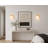 Drake Steel Flush Mounted Sconce