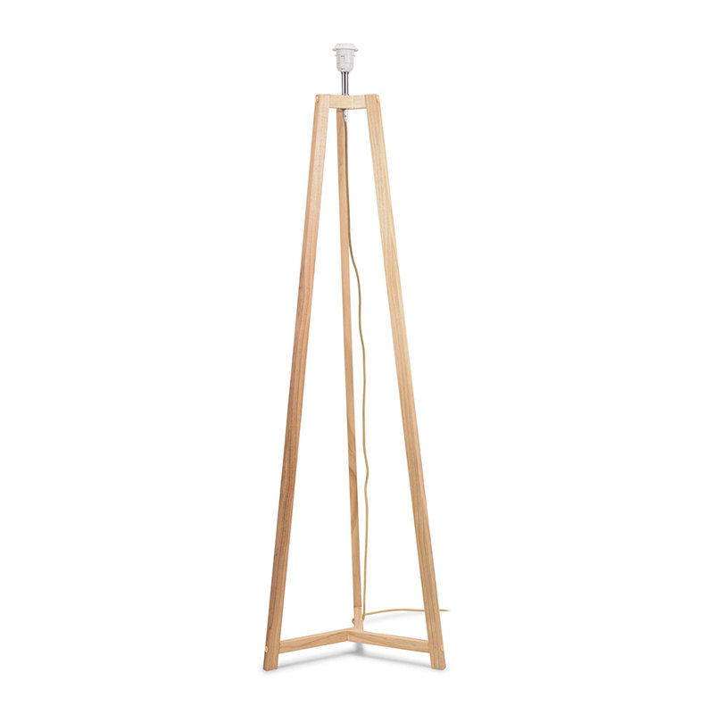 Rhavyn 131cm Traditional Floor Lamp, Oak
