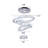 Modern LED Ring Crystal Chandelier