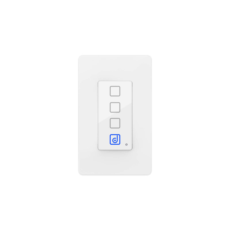 Tamper Resistant 4-Way Push Button Light Switch