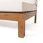 Banc de coin gauche à dossier en X avec coussin-761257418
