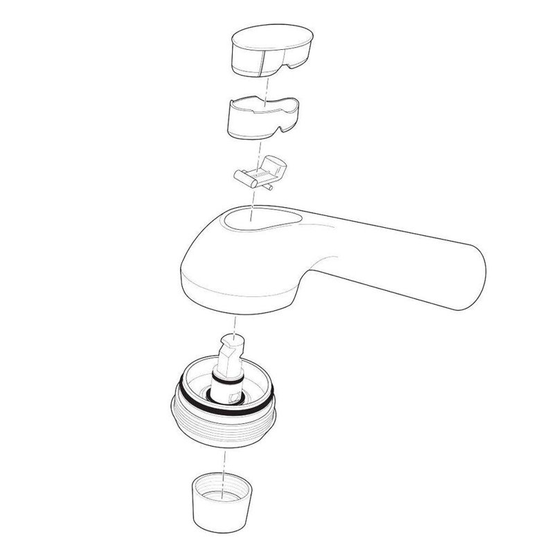 Gourmet Replacement Spout Assembly, White