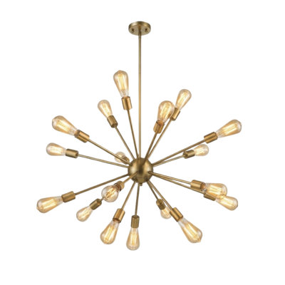 Lustre sphérique 18 lumières Spoutnik