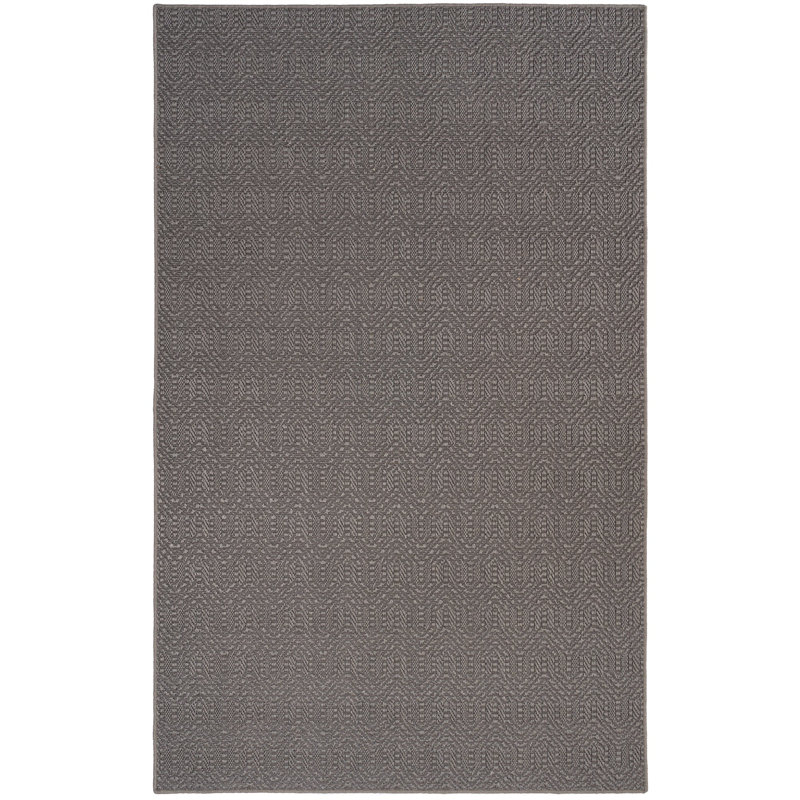 Almiro Jute/Sisal Geometric Indoor Rug, Rectangle 5' x 8'