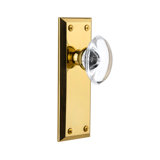 Grandeur Fifth Avenue Plate Single Dummy with Provence Crystal Door Knob