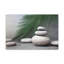 «Spa Stones with Palm Forest Floral Nature», reproduction d'art sur toile-401295584