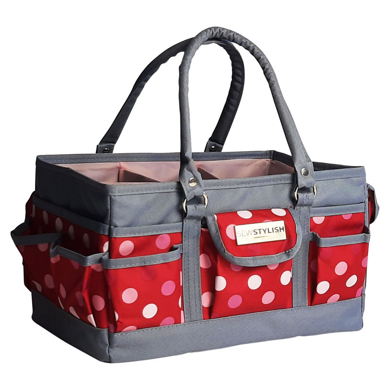 17 Stories Fabric Storage Bag, Red