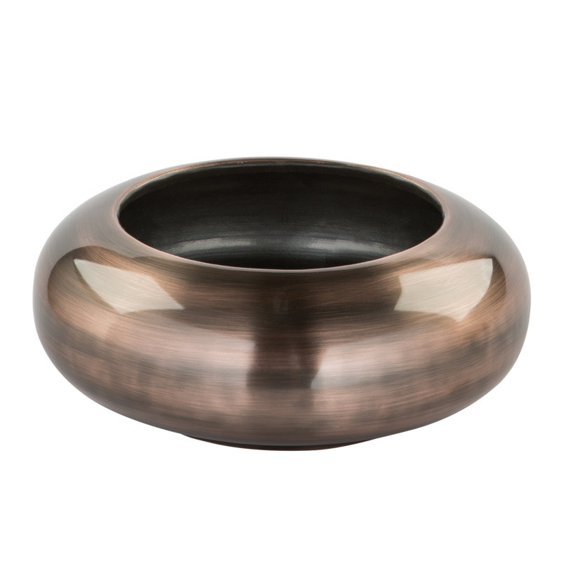 Delphi Handmade Metal Table Vase, Bronze