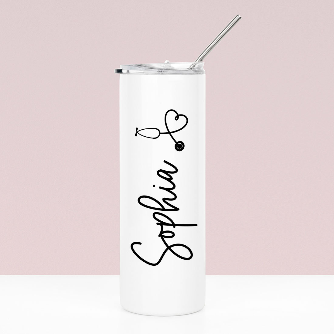 Personalized S'well 24 oz Tumbler with Straw