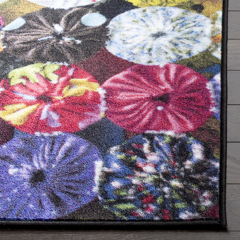 Garner Performance Geometric Rug, Rectangle 4' x 6'
