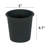 5" Round Plastic Pot For Nursery - Black Garden Pots With Drainage  5 . And . For Planting Storage. Fade Crack Plant Weather .-1920769918
