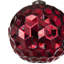 Ensemble de 6 décorations de Noël 6 po de diamètre rouge
