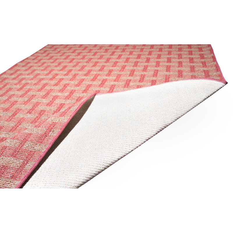 Tapis d'intérieur / extérieur Dareus, Demi-cercle 1 pi 10 po x 3 pi 8 po