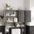Over The Toilet Storage Cabinet With 3 Barn Doors-1575865669