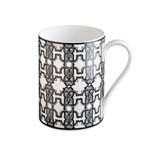 Mug Cup MONOGRAM in Luxury Box diam. 2.5in, H 3.3in, cap. 12.5 oz