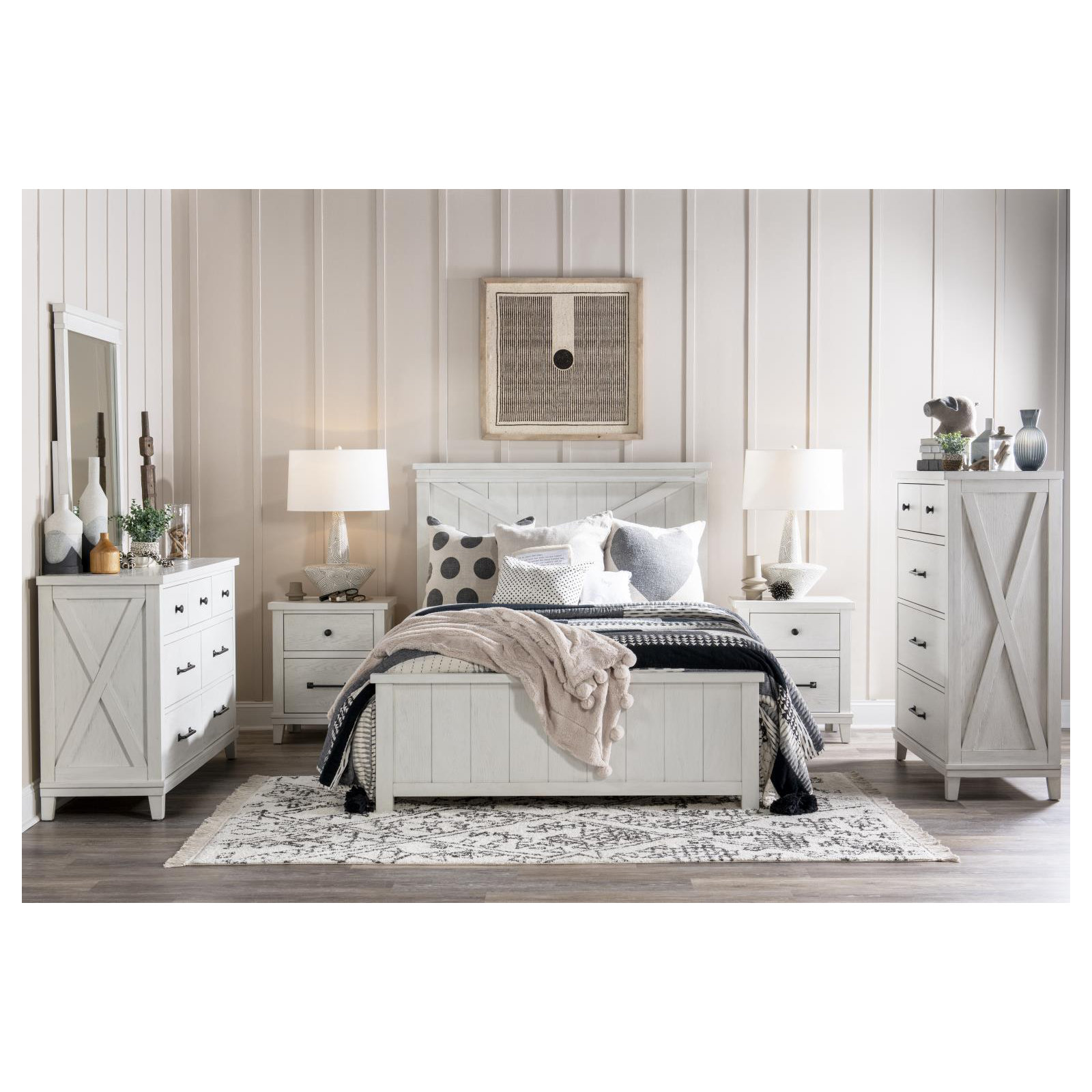 DRAWER CHEST WHITE FINISH