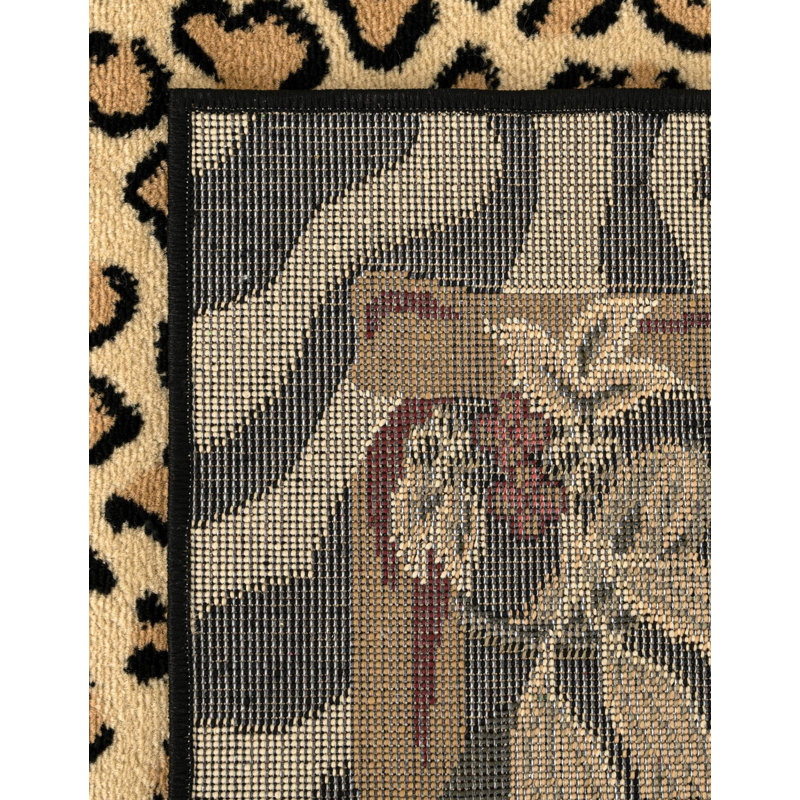 Testerman Power Loom Cream Rug, Rectangle 2' x 3'1"