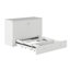 Commode et lit escamotable avec matelas 6 po, rangement et chargeur intégré Atiyah-1845478453-1845478454